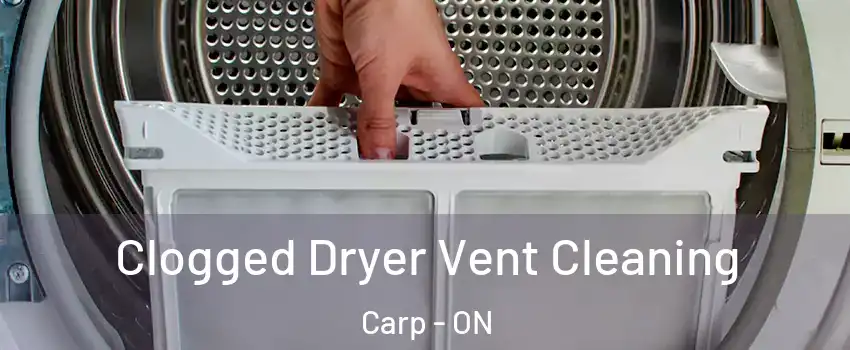 Clogged Dryer Vent Cleaning Carp - ON