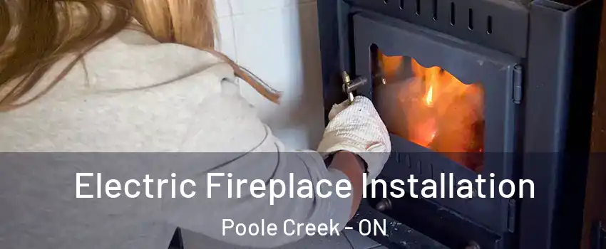  Electric Fireplace Installation Poole Creek - ON