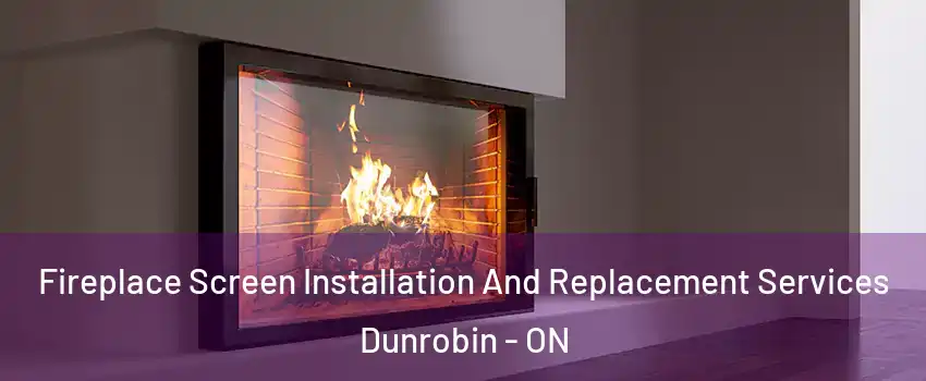 Fireplace Screen Installation And Replacement Services Dunrobin - ON