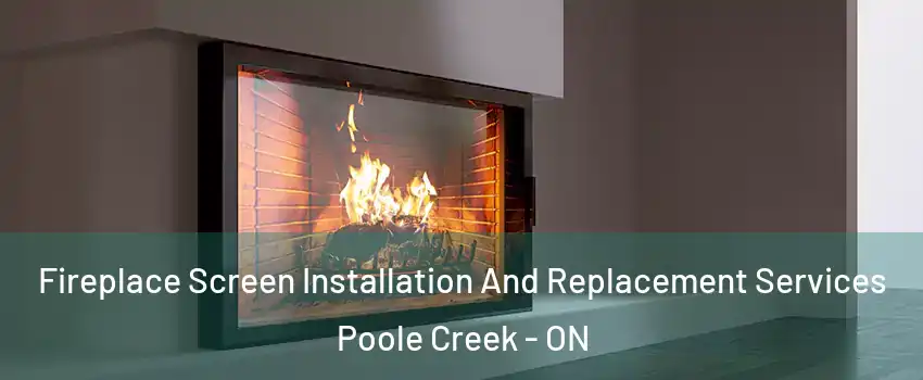  Fireplace Screen Installation And Replacement Services Poole Creek - ON