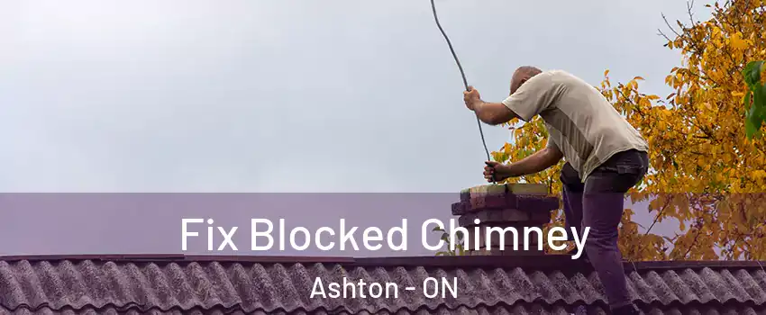  Fix Blocked Chimney Ashton - ON