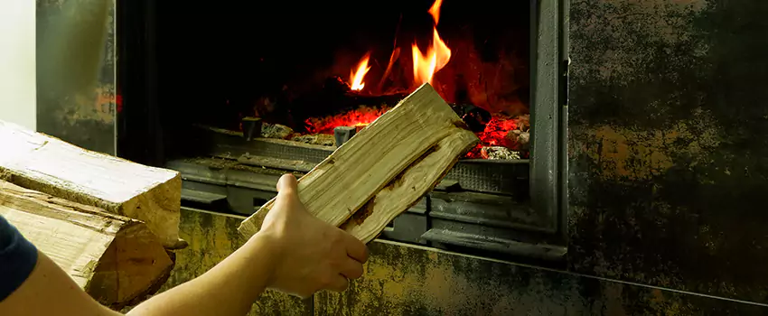 Wood Stove Heat Resistant Wall Repair in Kanata, Ontario