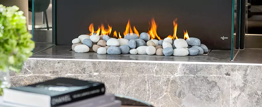 Double-Height Fireplace Design Refurbishment in Kanata, Ontario