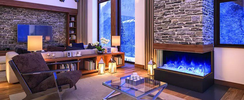 Dynamic Flame Color Fireplace Installation in Kanata, ON