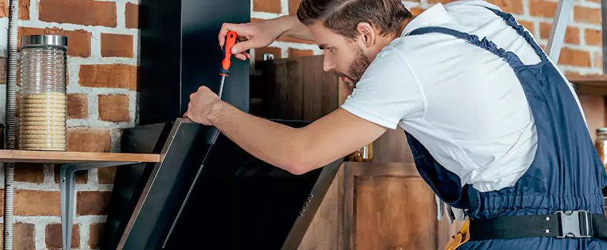 Old Rusted Metal Fireplace Repair And Replacement in Kanata, ON