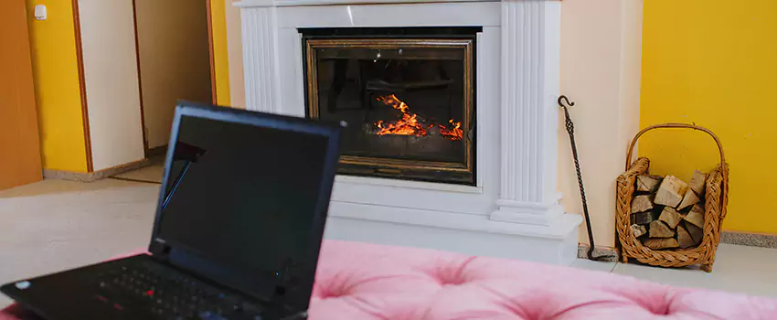 Valor Outdoor Gas Fireplace in Kanata, Ontario