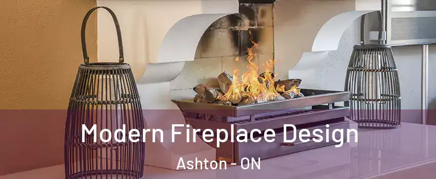  Modern Fireplace Design Ashton - ON