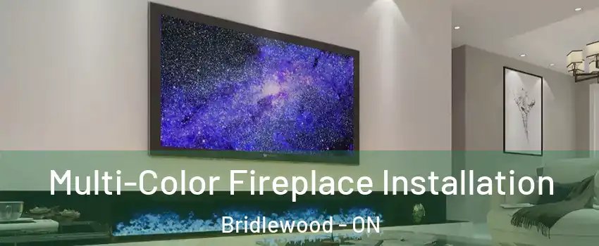 Multi-Color Fireplace Installation Bridlewood - ON