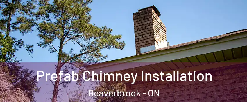 Prefab Chimney Installation Beaverbrook - ON