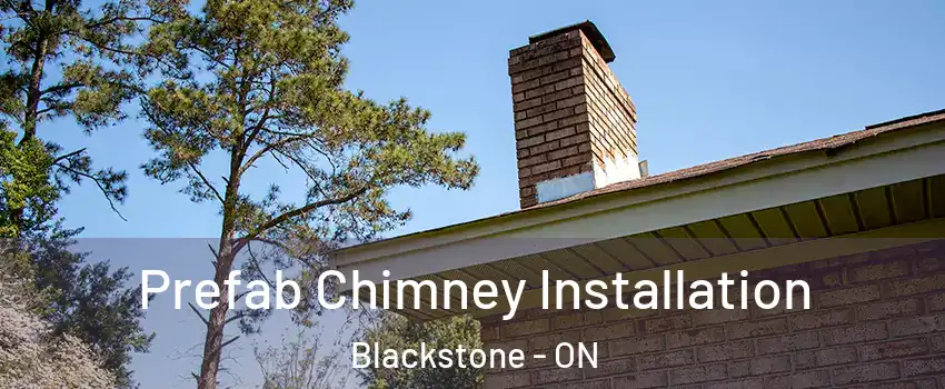 Prefab Chimney Installation Blackstone - ON